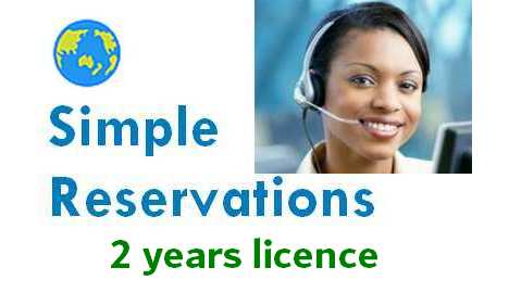 Reservation software: 2 years license